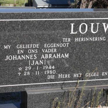 LOUW Johannes Abraham 1944-1980
