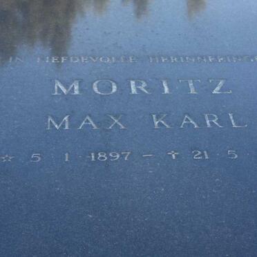 MORITZ Max Karl 1897-1979