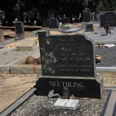 NEETHLING Annis 1939-19?0