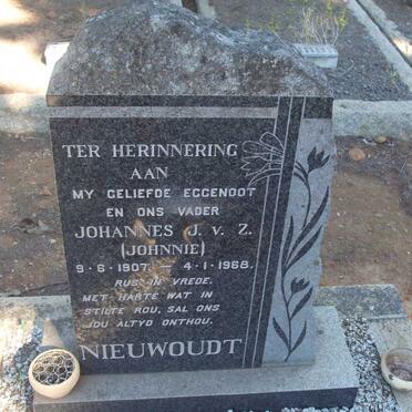 NIEUWOUDT Johannes J. v. Z. 1907-1968
