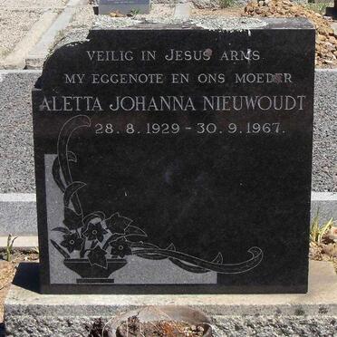 NIEUWOUDT Aletta Johanna 1929-1967