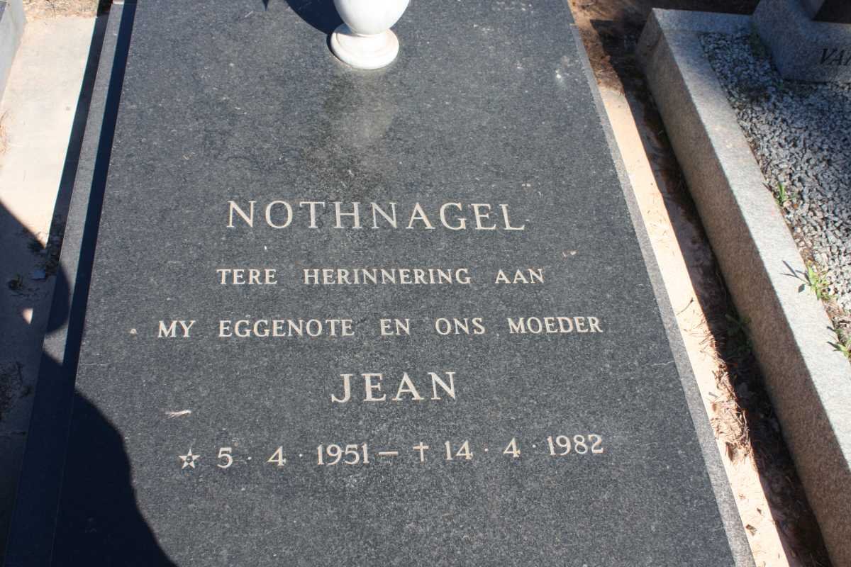 NOTHNAGEL Jean 1951-1982