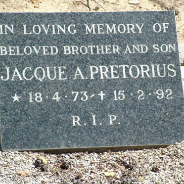 PRETORIUS Jacque A. 1973-1992