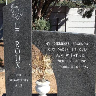 ROUX A.V.W., Le 1919-1987