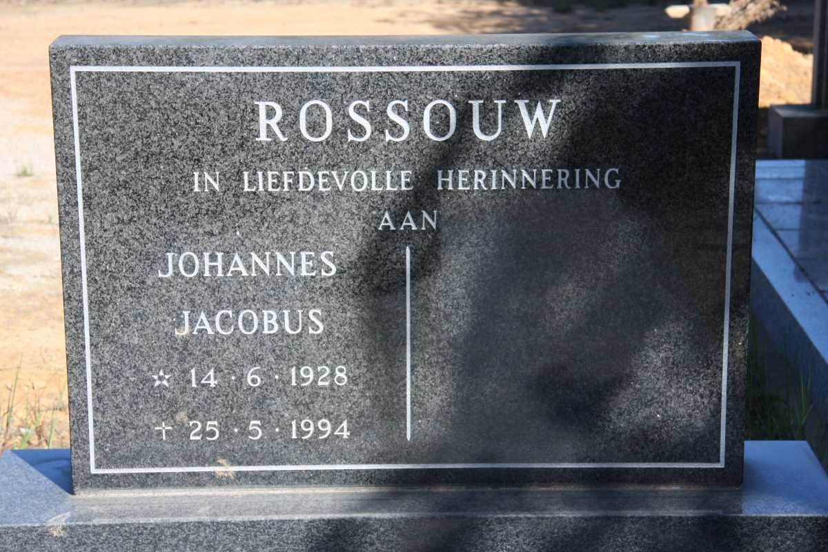 ROSSOUW Johannes Jacobus 1928-1994