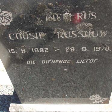 RUSSOUW Coosie 1892-1970