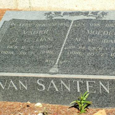 SANTEN J.C., van 1883-1966 & M.M. 1883-1967
