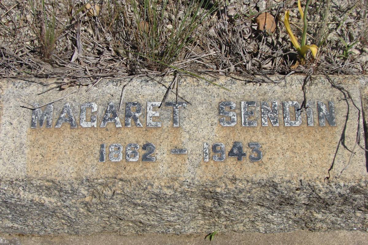 SENDIN Magaret 1862-1945