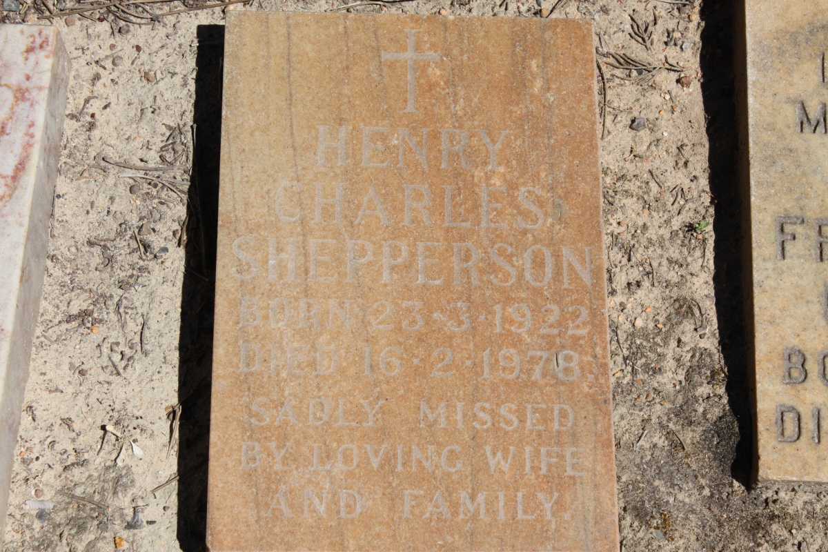 SHEPPERSON Henry Charles 1922-1978