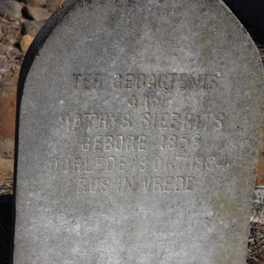 SIEBRITS Mathys 1858-1934