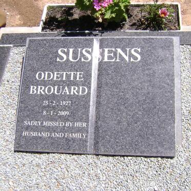 SUSSENS Odette Brouard 1927-2009