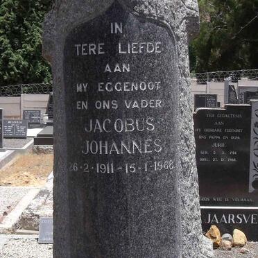 SWART Jacobus Johannes 1911-1968