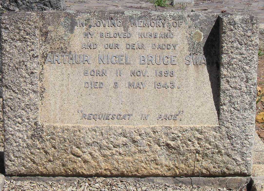 SWAN Arthur Nigel Bruce 1898-1943