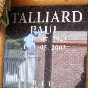 TALLIARD Paul 1943-2003