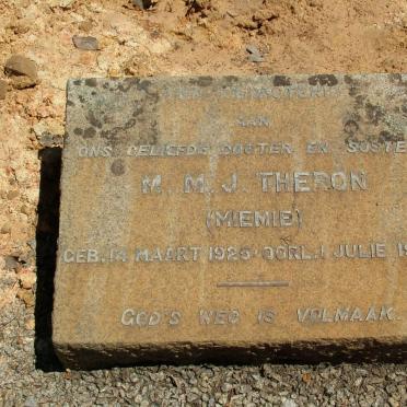 THERON M.M.J. 1925-1948