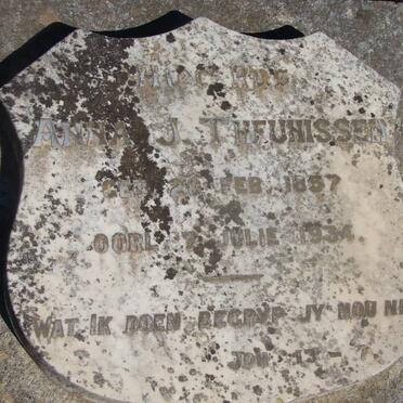 THEUNISSEN Anna J. 1857-1934
