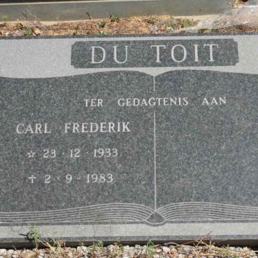 TOIT Carl Frederik, du 1933-1983