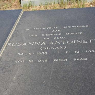 TOIT Rudolph Martinus, du 1927-1997 &amp; Susanna Antoinette 1938-2004