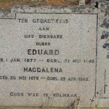 ? Eduard 1877-1949 &amp; Magdalena 1876-1962