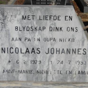 ? Nicolaas Johannes 1929-1993