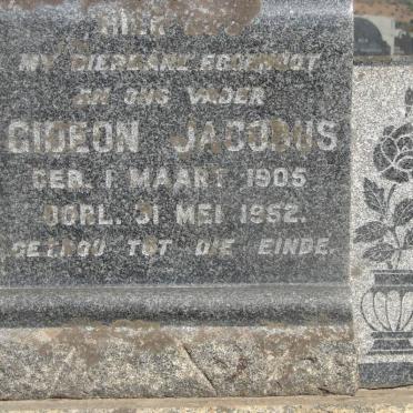 ? Gideon Jacobus 1905-1952