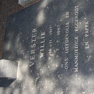 VERSTER Willie 1917-1987
