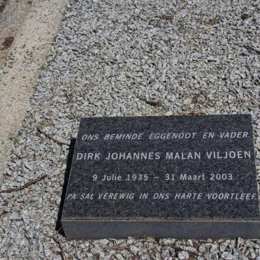 VILJOEN Dirk Johannes Malan 1935-2003