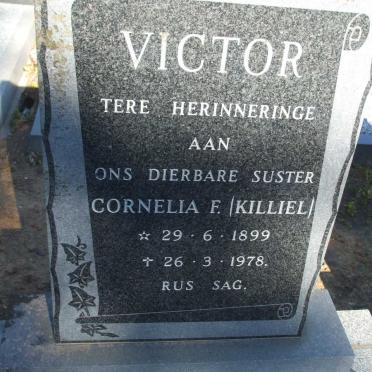 VICTOR Cornelia F. 1899-1978
