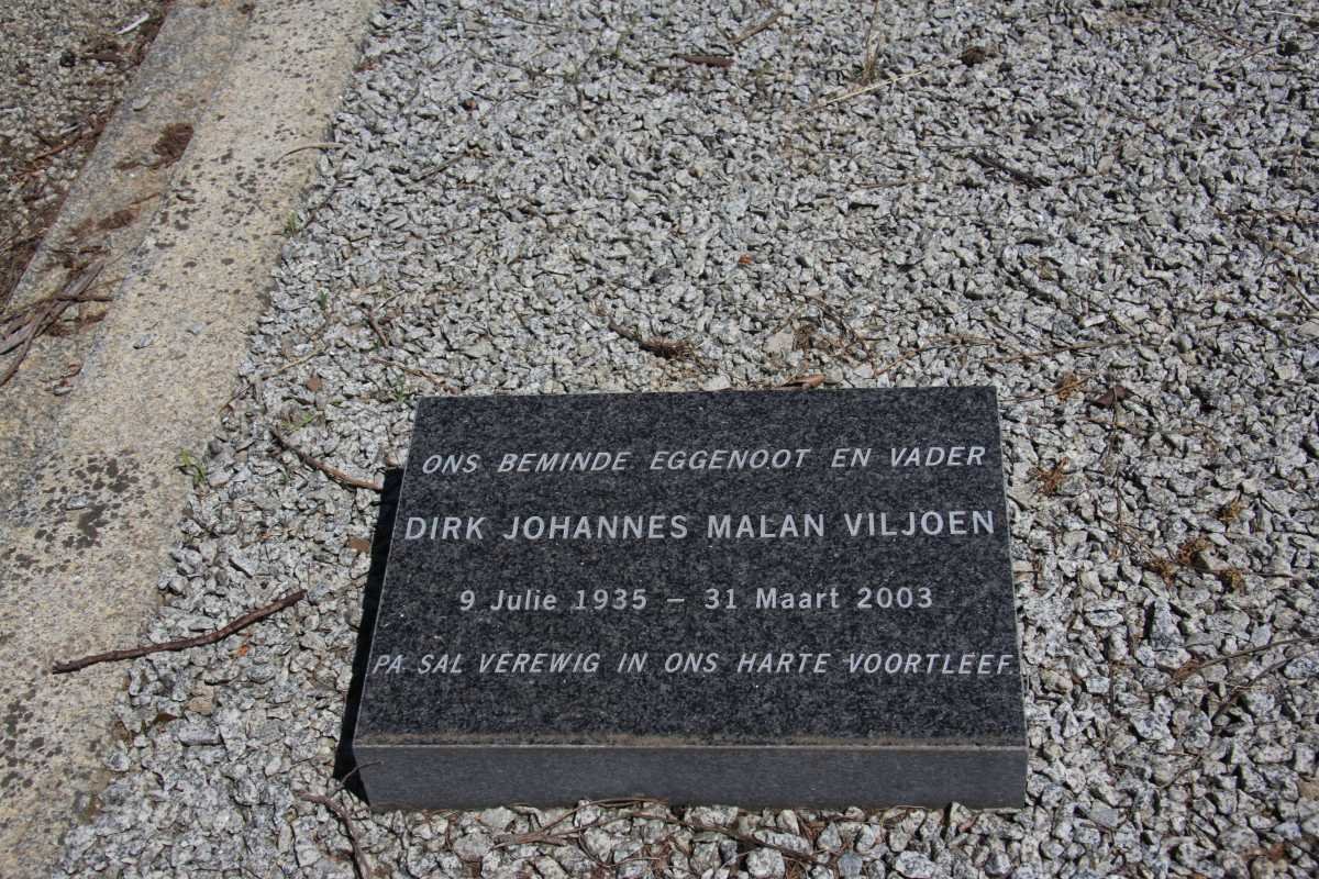 VILJOEN Dirk Johannes Malan 1935-2003