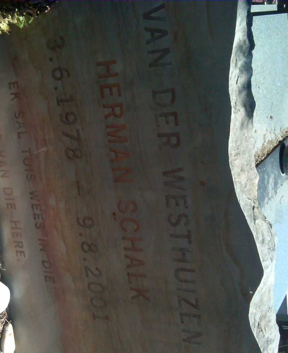 WESTHUIZEN Herman Schalk, van der 1978-2001