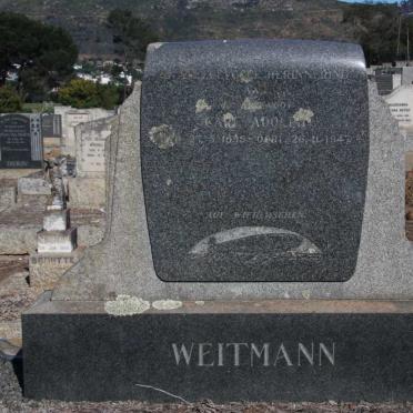 WEITMANN Carl Adolph 1895-1947