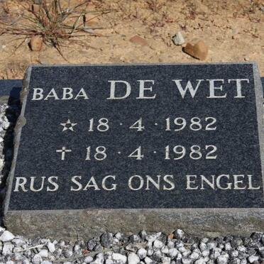 WET Baba, de 1982-1982