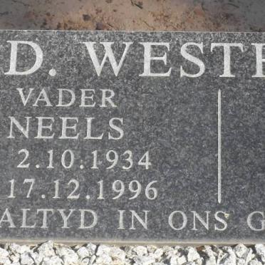 WESTHUIZEN Neels, V.D. 1934-1996 & Sylvia 1932-