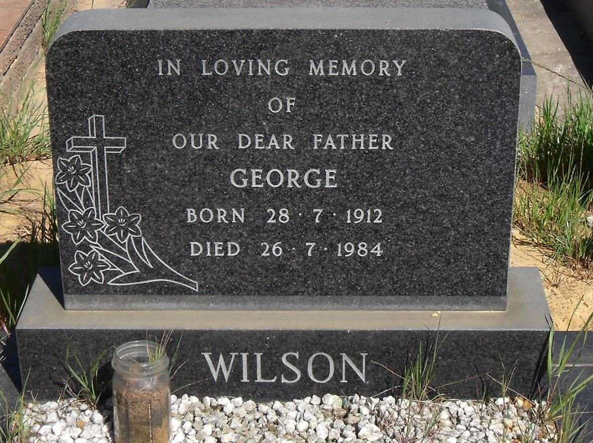 WILSON George 1912-1984