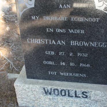 WOOLLS Christiaan Brownegg 1932-1968