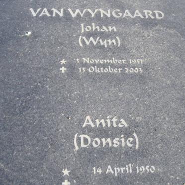 WYNGAARD Johan, van 1951-2003 & Anita -1950