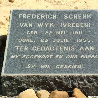 WYK Frederich Schenk, van 1911-1955