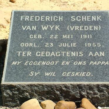 WYK Frederich Schenk, van 1911-1955