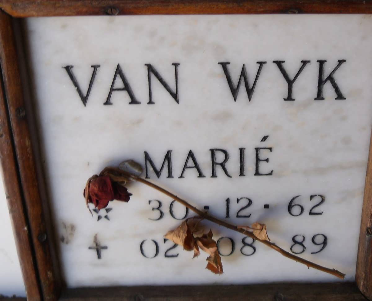 WYK Marie, van 1962-1989