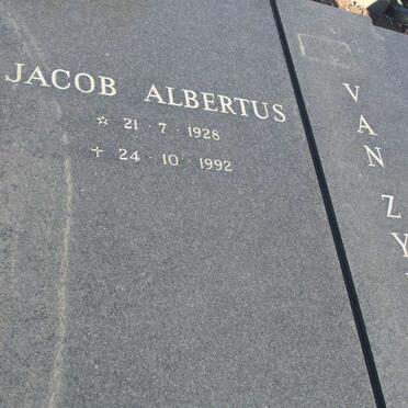 ZYL Jacob Albertus, van 1928-1992