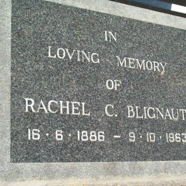 BLIGNAUT Rachel C. 1886-1963
