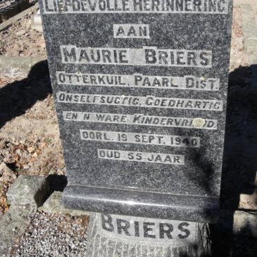 BRIERS Maurie -1940