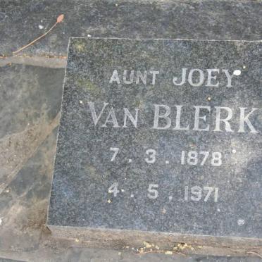 BLERK Joey, van 1878-1971