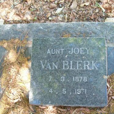 BLERK Joey, van 1878-1971