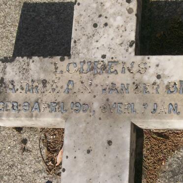 BIJL Pieter Lourens 1831-1892 &amp; Johanna Sophia Aletta GIE 1835-1884 :: VAN DER BIJL Lourens Adriaan 1901-1903