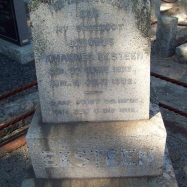 EKSTEEN Johannes 1876-1932