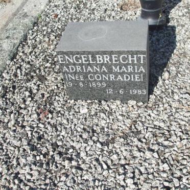 ENGELBRECHT Adriana Maria nee CONRADIE 1899-1983