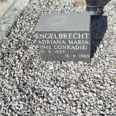 ENGELBRECHT Adriana Maria nee CONRADIE 1899-1983