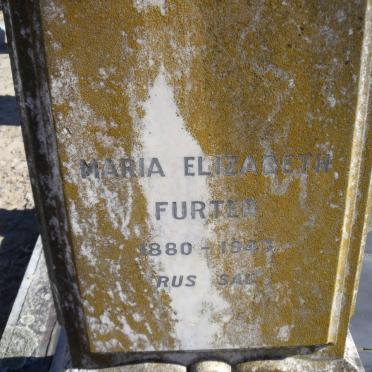 FURTER Maria Elizabeth 1880-1943