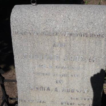 GOOSEN Francis J. 1838-1844 :: GOOSEN Maria A. 1831-?